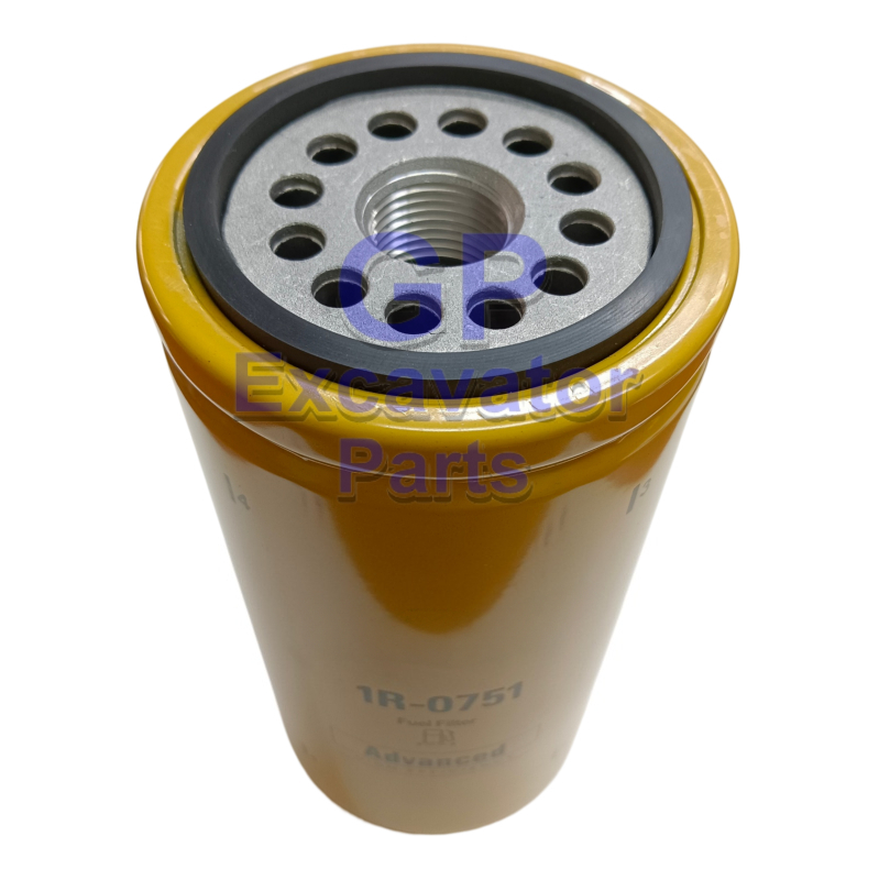 C6.6/C7/C9 เครื่องยนต์ดีเซล Mid-Bore และเครื่องยนต์เครื่องจักรหนัก กรองน้ํามันเชื้อเพลิงดีเซล (1R075