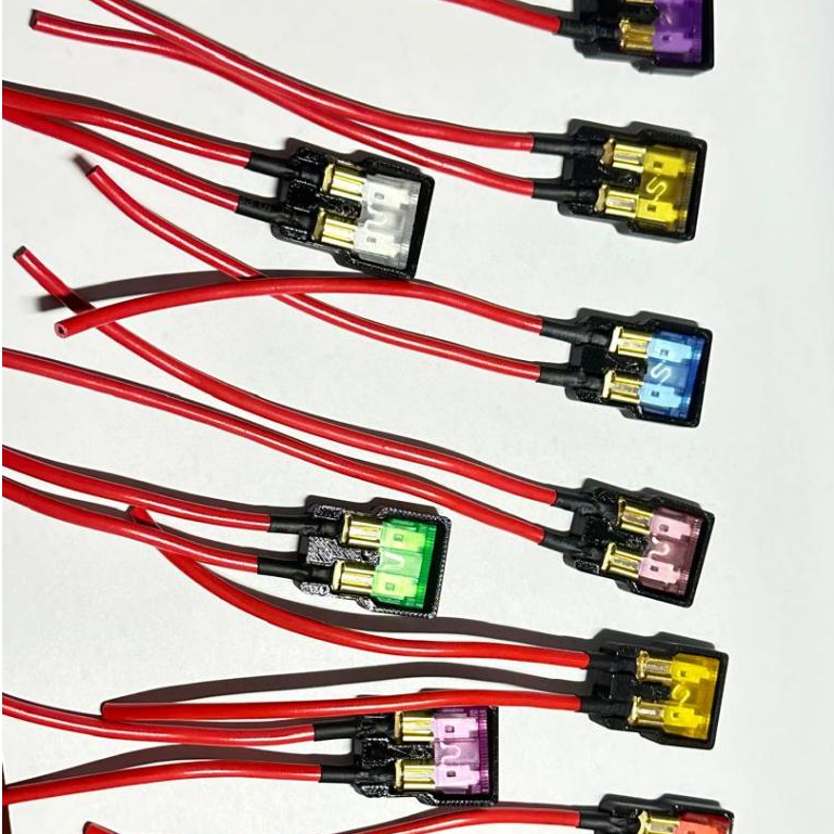 AUTOMOTIVE CAR FUSE COMPLETE SET FUSE + HOLDER + SKRU + WIRE 10CM 3A-40A DIY WIRING