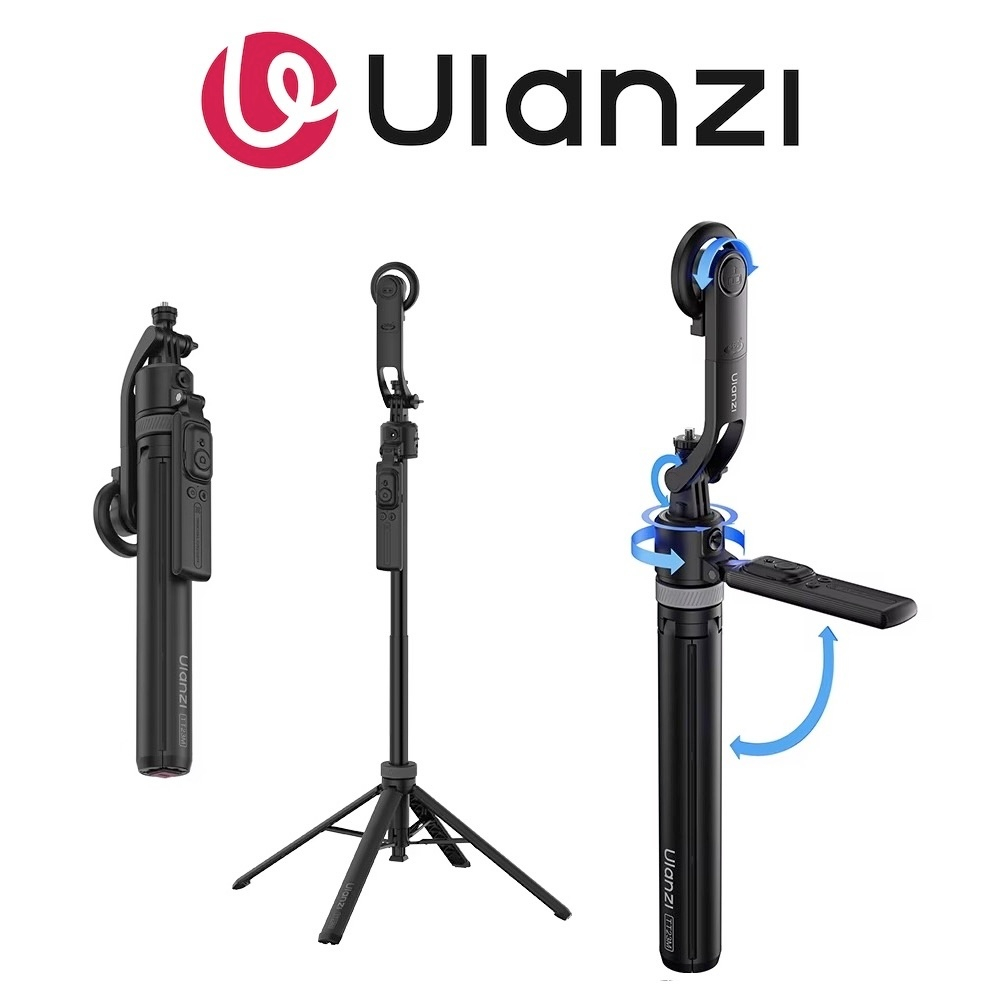 Ulanzi TT23M ที่วางโทรศัพท์แม่เหล็กการติดตามใบหน้าอัตโนมัติการควบคุมท่าทางขาตั้งกล้องไม้เซลฟี่สําหรั