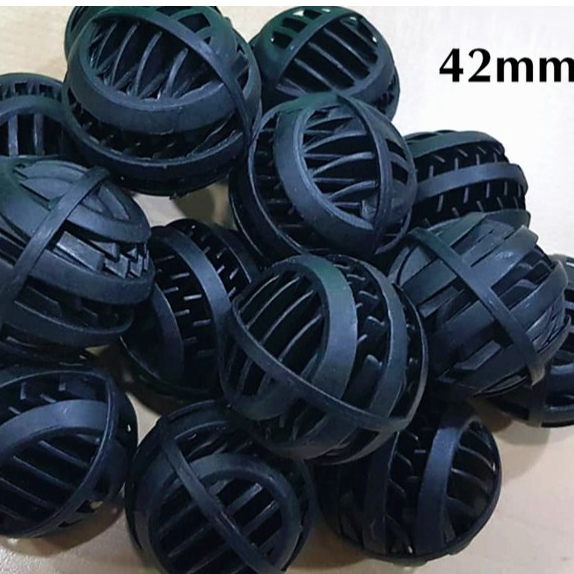 ITOSHI 88 ชิ้น Bio Ball พร้อมฟองน้ํา 42 มม.Aquarium Filter Media Bio Home Bacteria Ball fish Dailo