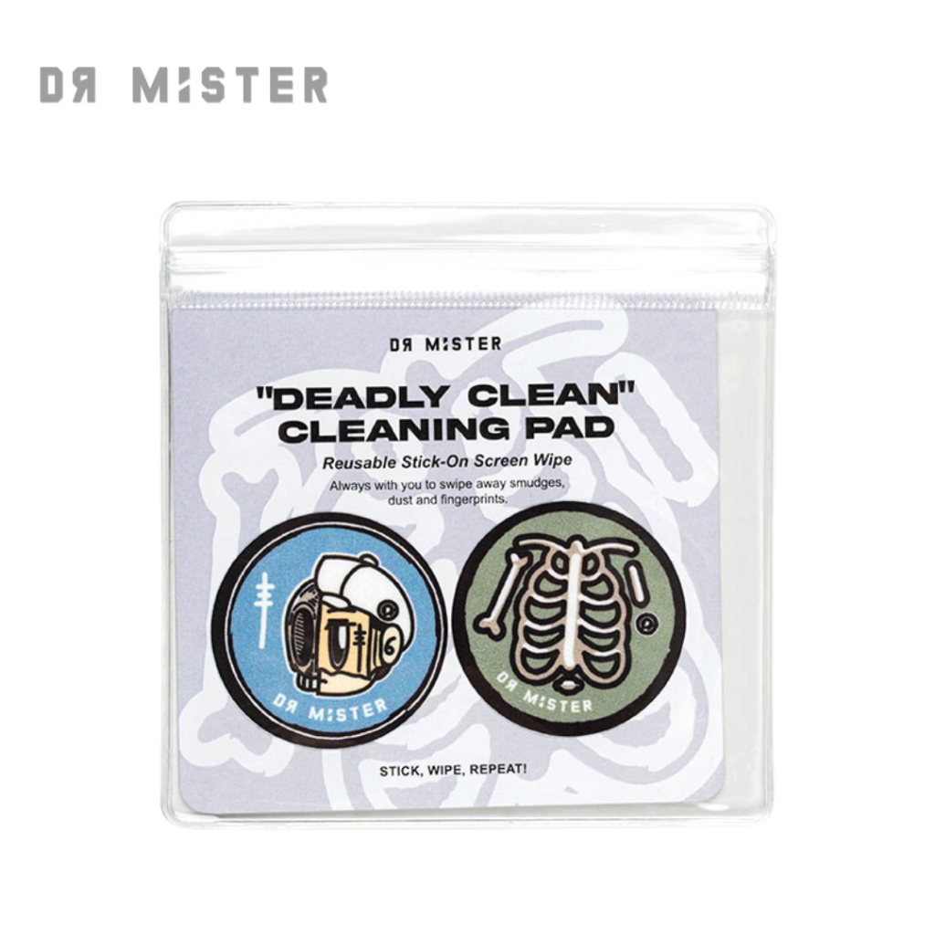 DR MISTER "Tyge" แผ่นทําความสะอาดหน้าจอ Deadly Clean