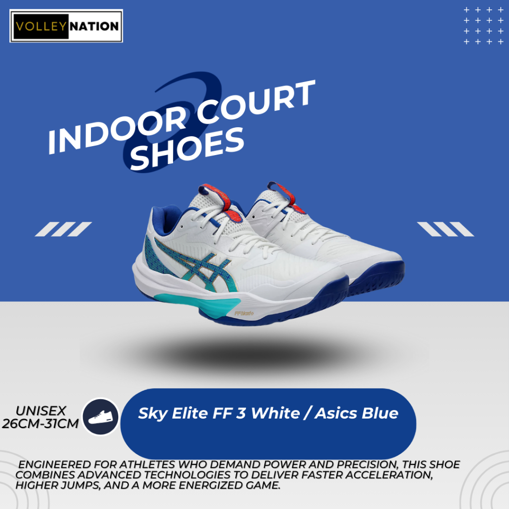 Asics Sky Elite FF 3 สีขาว / Asics Blue