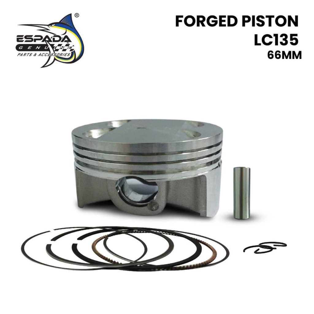 PISTON KIT FORGED LC135 66MM / 62MM / 63MM / (U) 62MM / 63MM / (X-U) 65MM
