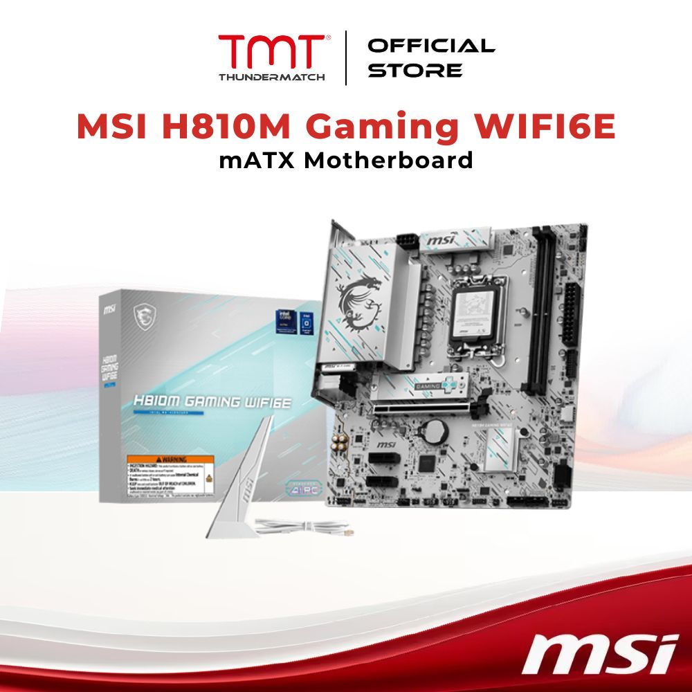 TMT MSI H810M Gaming WIFI6E LGA1851 mATX เมนบอร์ด