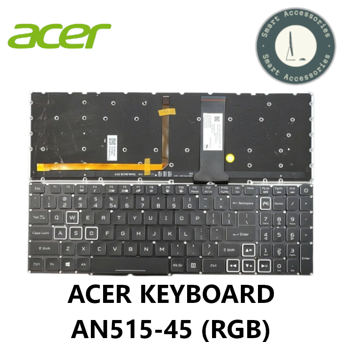 ACER AN515-45 คีย์บอร์ดแล็ปท็อปสําหรับ NITRO 5 AN515-46 AN515-56 AN515-57 AN515-58 AN517 สี RGB