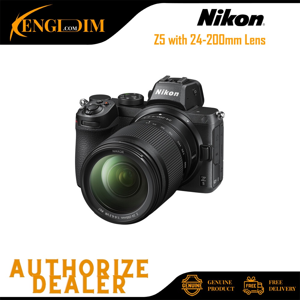 กล้องดิจิตอล Mirrorless Nikon Z5 พร้อมเลนส์ 24-200 มม