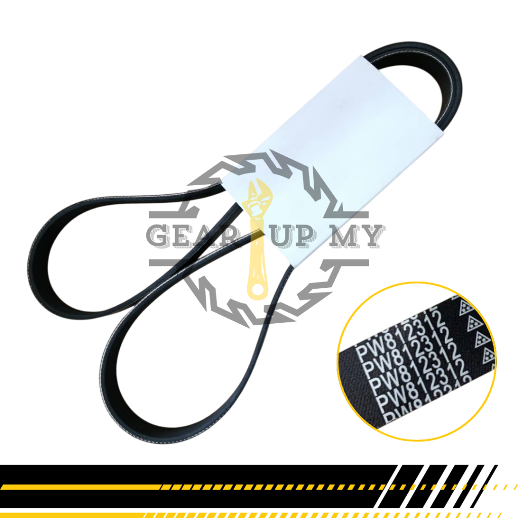 [1 ชิ้น] Proton Saga FLX / Exora Bold / Iriz / Preve - สายพานพัดลม PW812312 (6PK169)