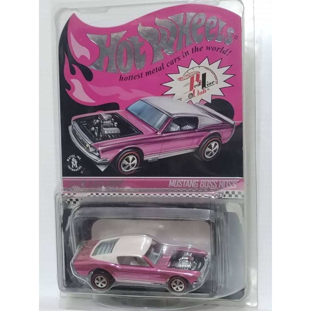 Hot Wheels RLC Club Exclusive Pink Party Car Mustang BOSS Hoss