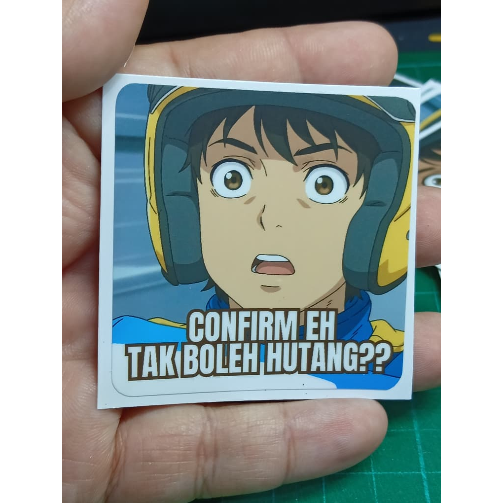 (Sticker Print) กันน้ํา Eh ยืนยัน Meme