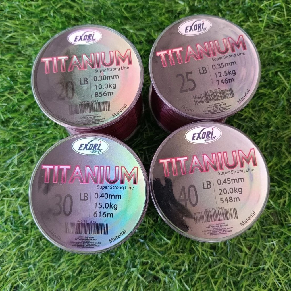 100% EXORI TITANIUM 20LB 25LB 30LB 40LB TALI TANGSI
