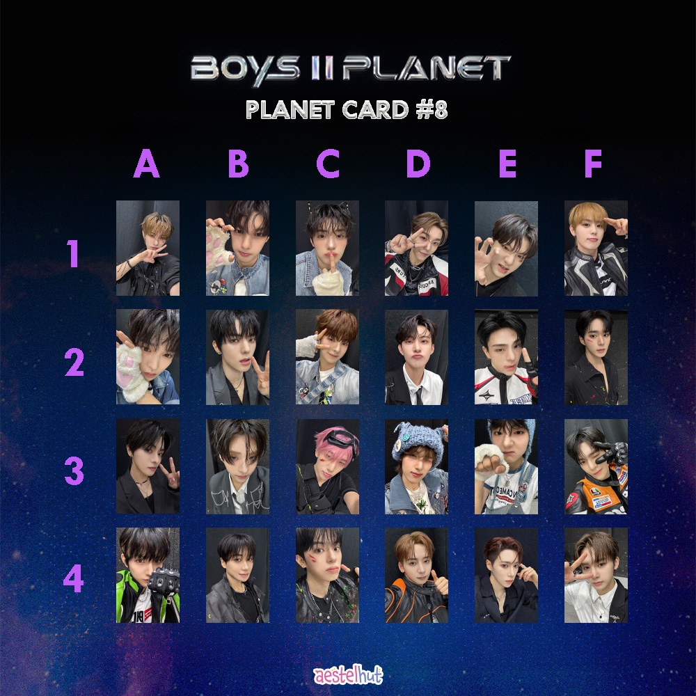 AESTEL HUT [HD] BOYS 2 PLANET - PLANET CARD 8 โฟโต้การ์ดอย่างเป็นทางการ