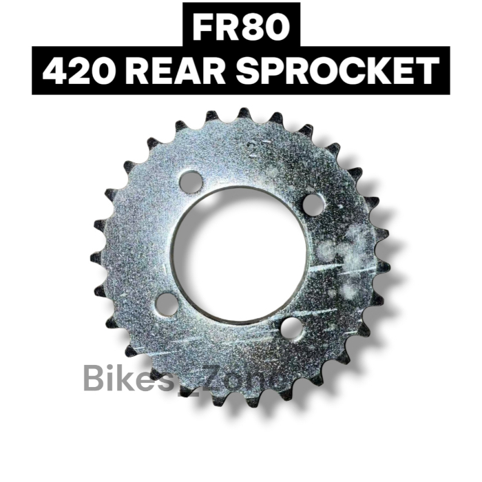 FR80 FR 80 REAR SPROCKET 420 REAR SPOKET BELAKANG SPROCKET BELAKANG SPOKET SPROCKET BESAR