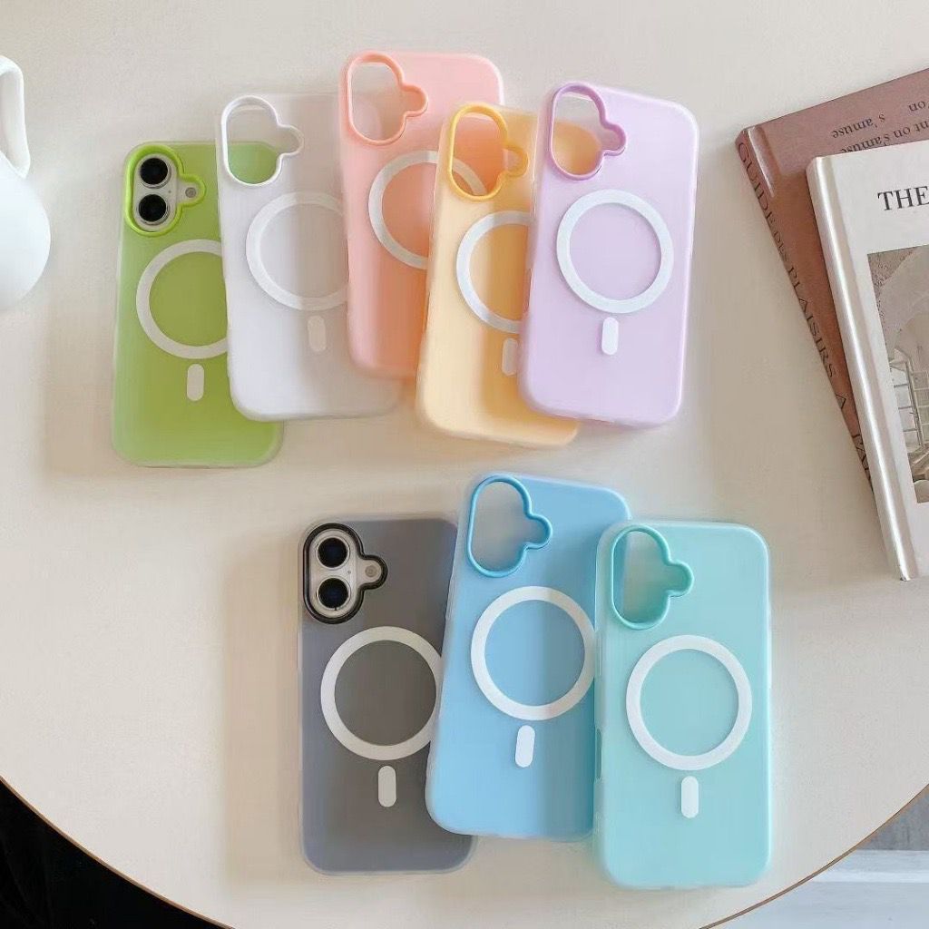 Macaron Magnet Case IP11 Series ถึง IP17 Plus