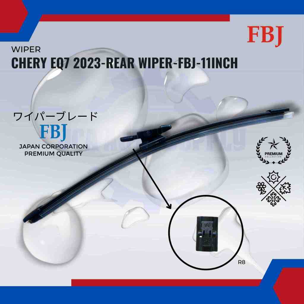 น้ํายาทําความสะอาดกระจกมองหลัง-Chery EQ7 2023-ที่ปัดน้ําฝนหลัง-FBJ-11 นิ้ว