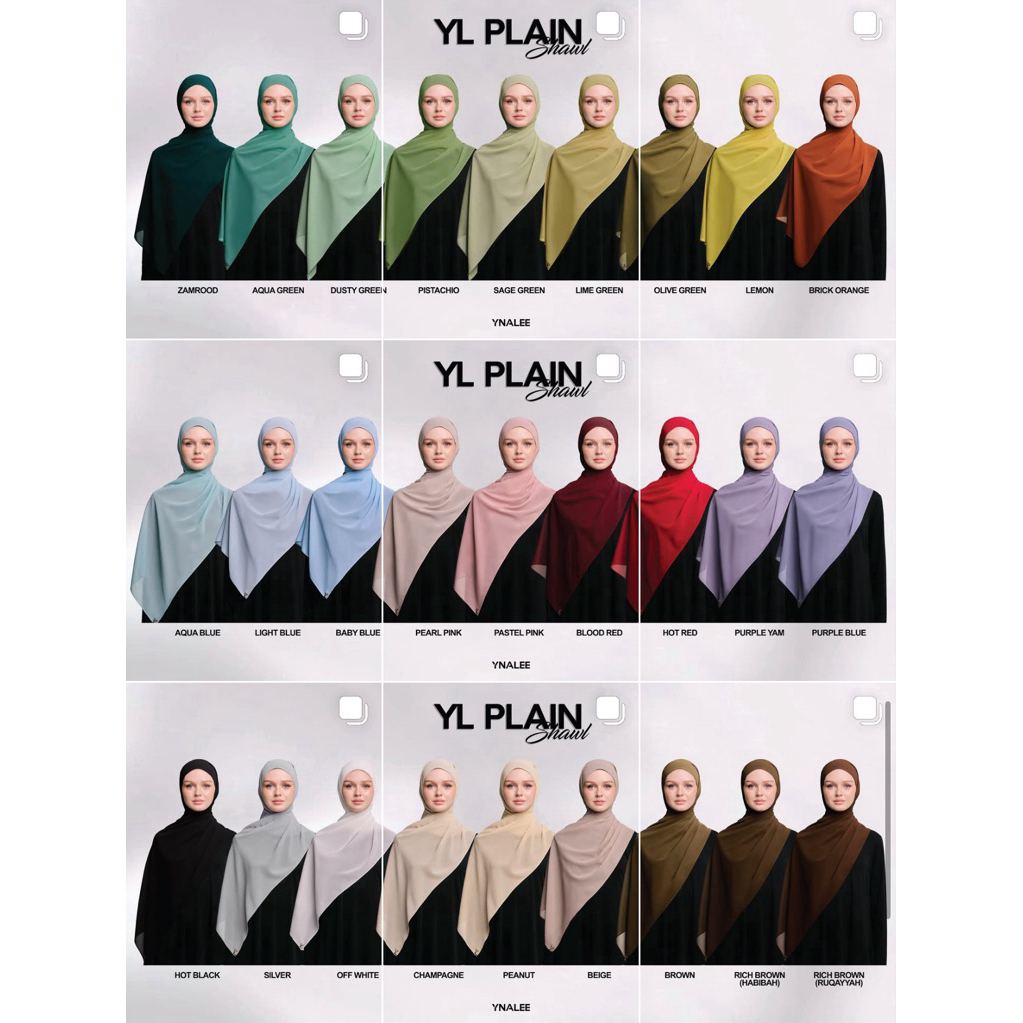!!️ !!️SHAWL YNALEE PLAIN
