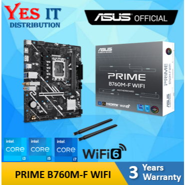 ASUS PRIME B760M-A WIFI D4 / PRIME B760M-A WIFI D5 / PRIME B760M-F WIFI D5 INTEL LGA 1700 mATX MOTHE