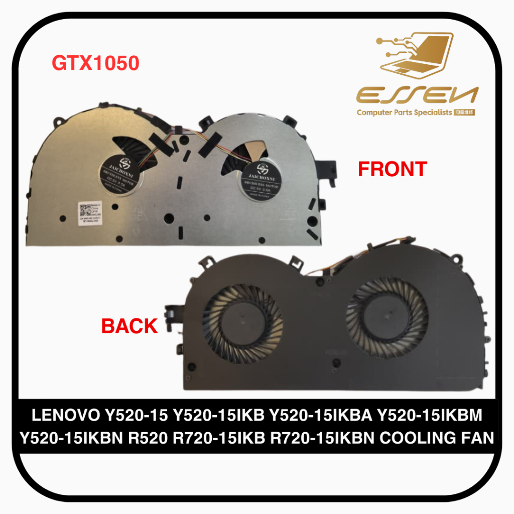 LENOVO Y520-15 GTX1060 GTX1050 Y520-15IKB Y520-15IKBA Y520-15IKBM Y520-15IKBN R520 R720-15IKBN พัดลม