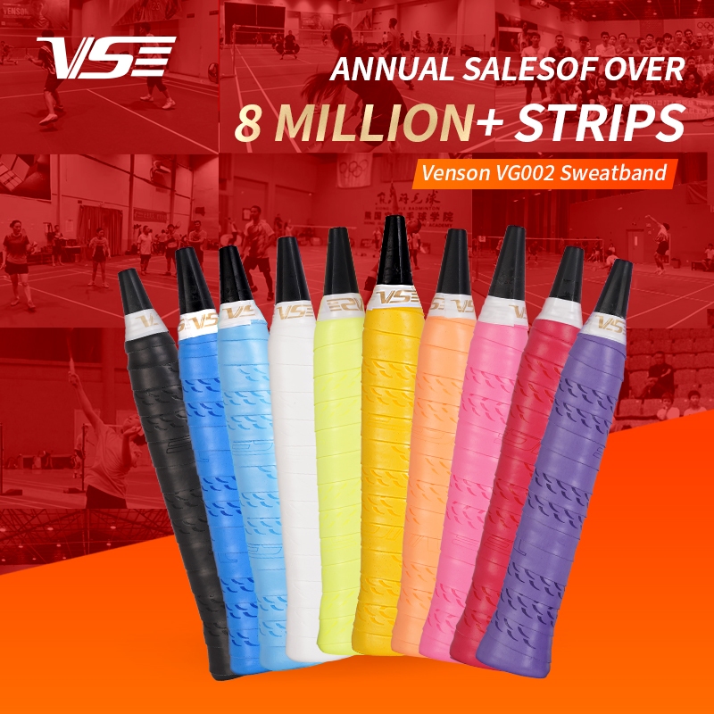 VENSON VS ไม้แบดมินตัน Grip Rubber <VG 002> PU Over Grip Sweatband Strips
