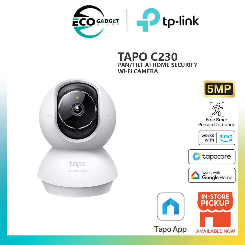 TP-Link Tapo C230 Pan/Tilt AI Home Security Wi-Fi Camera