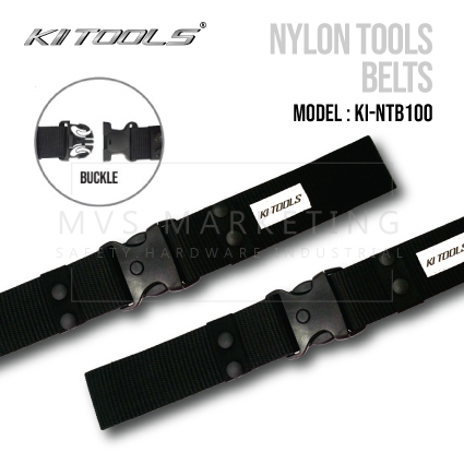 KI TOOLS HEAVY DUTY NYLON TOOLS BELTS 2.1 INCH / SCAFOLDING TOOL BELT (MODEL : KI-NTB100)