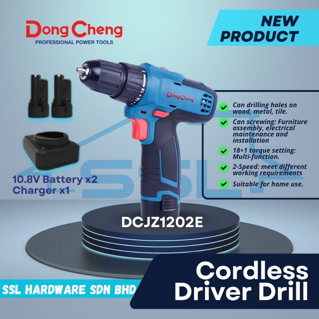 DongCheng DCJZ1202E สว่านไดรเวอร์ไร้สาย 10.8V