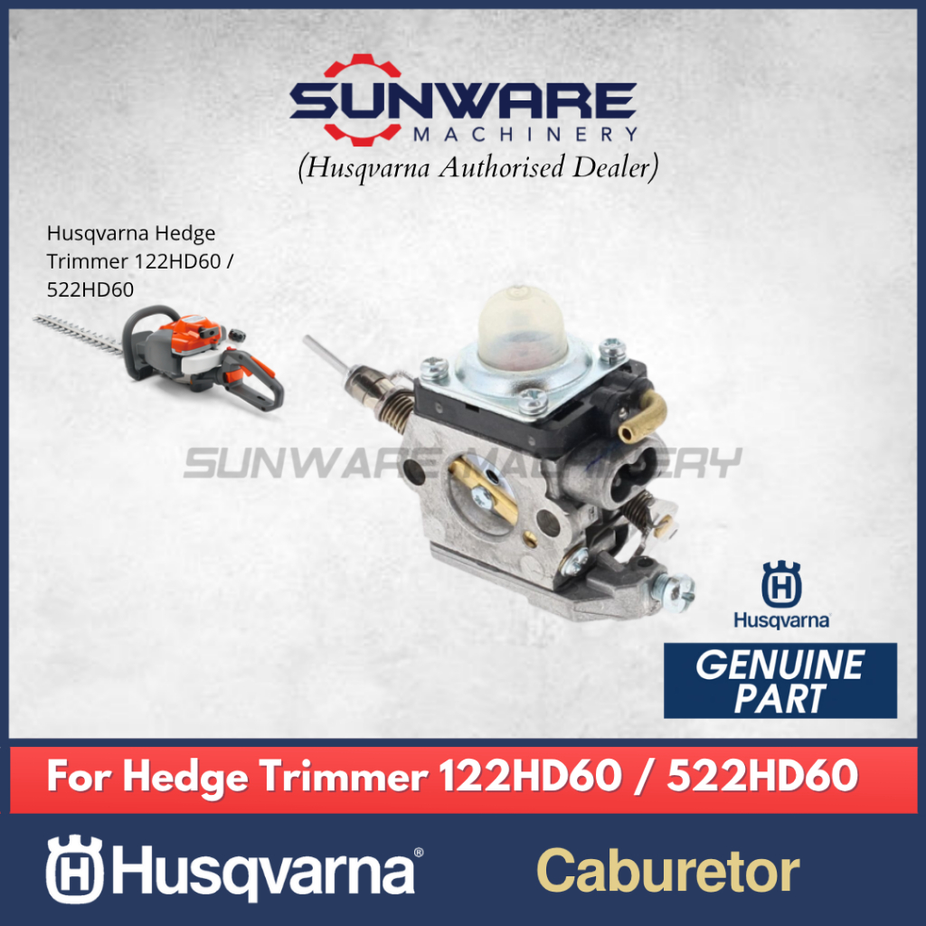 HUSQVARNA 122HD60 522HD60 เครื่องตัดแต่งพุ่มไม้ - คาร์บูเรเตอร์