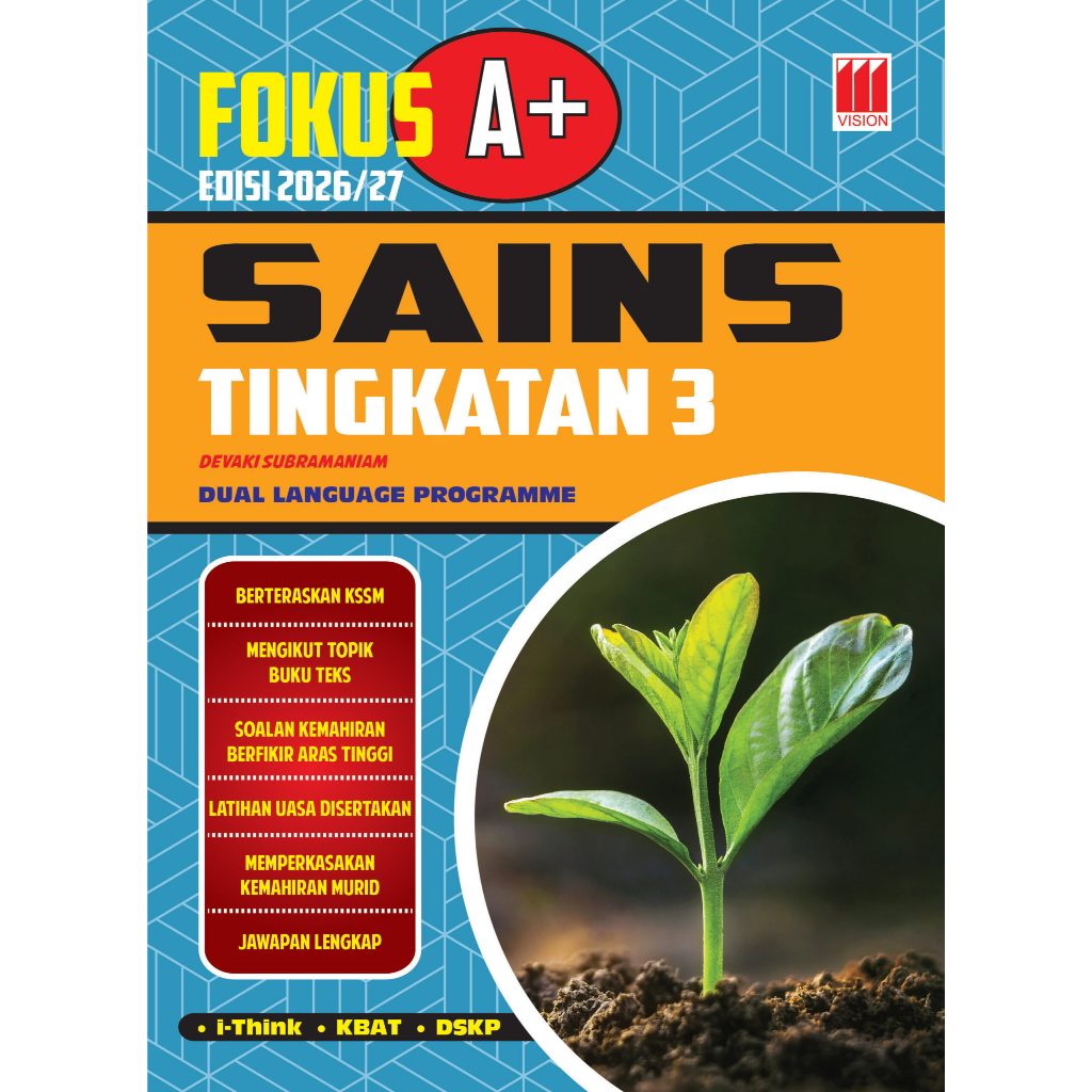 Focus A+ 2026/27 Edition Science Form 3