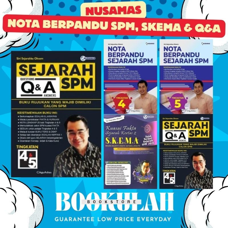 [ FAST ] NUSAMAS: หมายเหตุบน SPM HISTORY, HISTORY OF Q&A SPM & MASTERING HISTORY FACTS S,K,E,M,A