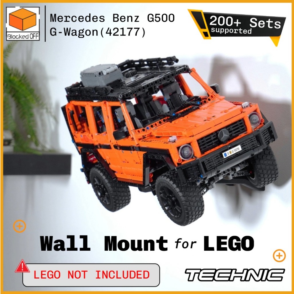 ติดผนังสําหรับ Lego Technic Mercedes Benz G500 G-Wagon (42177)