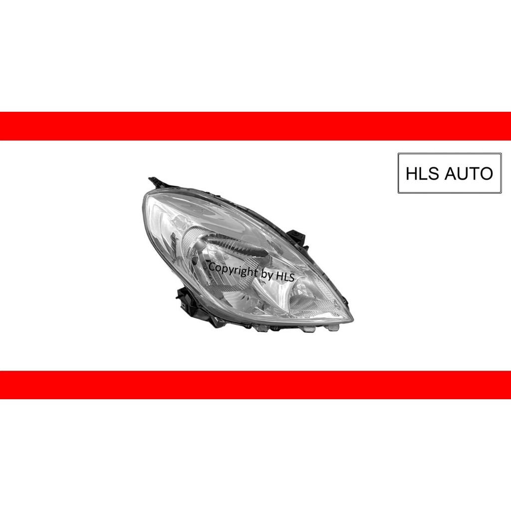ไฟหน้า Nissan Almera 2012-2014 / Lampu Besar Depan (มอเตอร์ไม่มี)