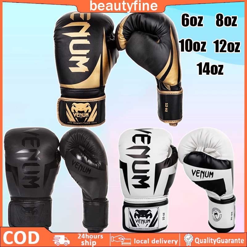 VENUM Elite MMA Muay Thai Boxing Gloves Adult & Kids Fighting Training Boxing Gloves VE Professional