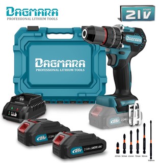 DAGMARA MT487 DCID02-18V 21V Series Cordless Impact Drill 4812 Brushless Motor 3 Models With Metal Ratchet Chuck