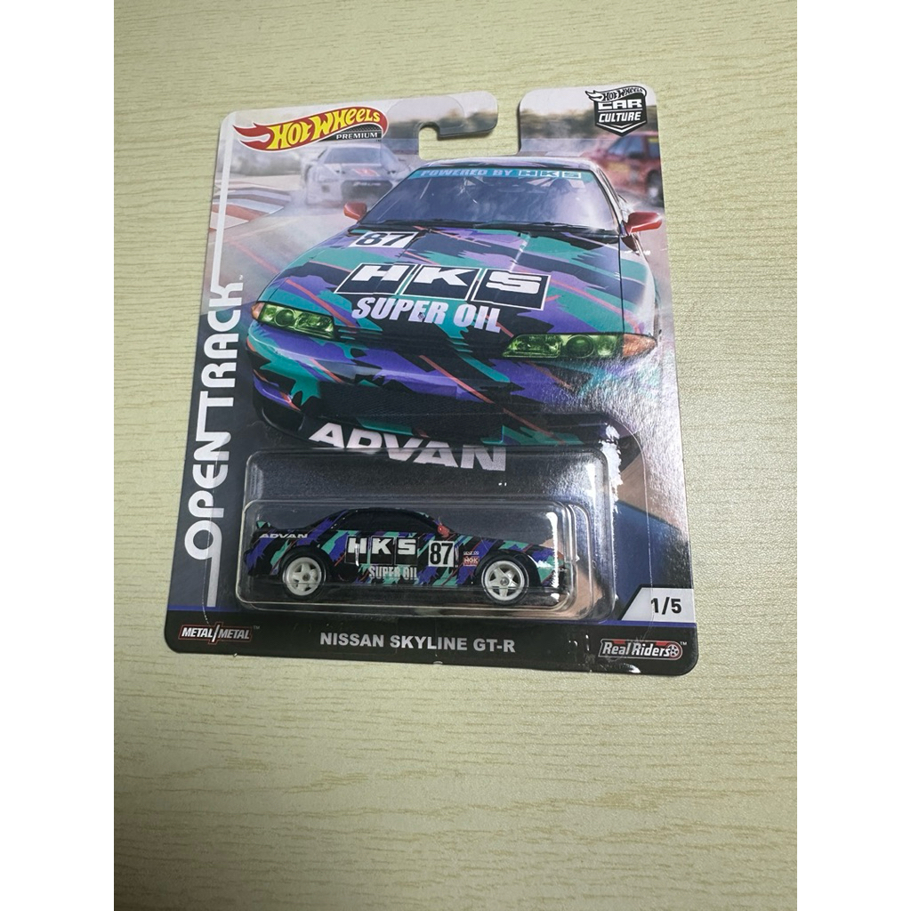 HOTWHEEL PREMIUM OPEN TRACK NISSAN SKYLINE GT-R HKS