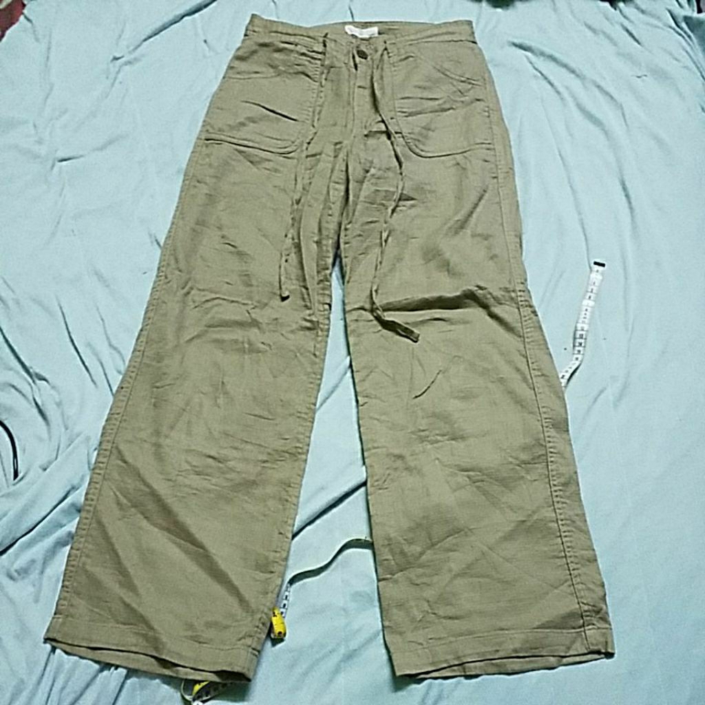 BAGGY PANT SIZE 28X37 INCH KAKI 10 นิ้ว