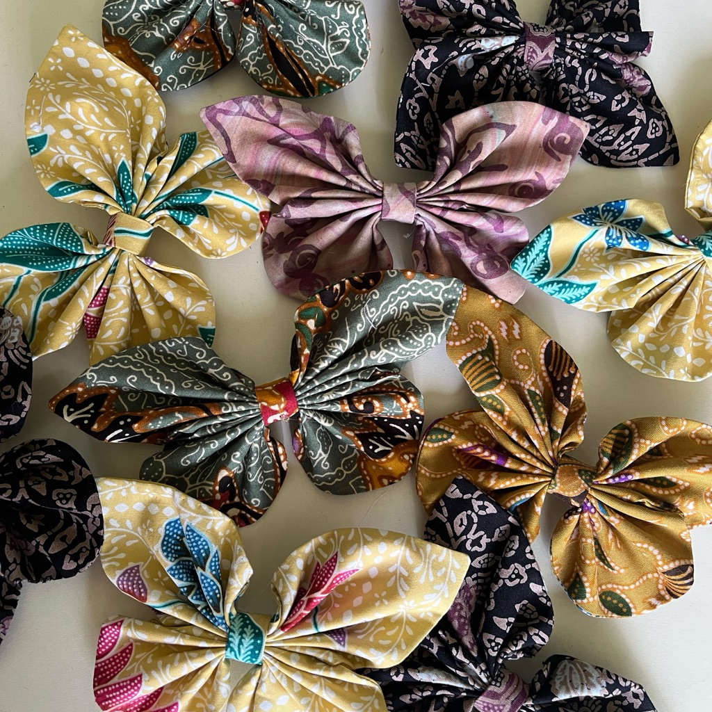 [ZERO WASTE] กิ๊บติดผม Batik Butterfly Ribon