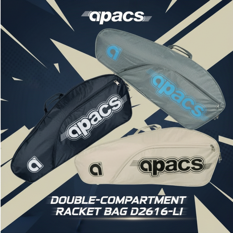 APACS DOUBLE-COMPARTMENT CKET BAG D2616-LI (Original100%)