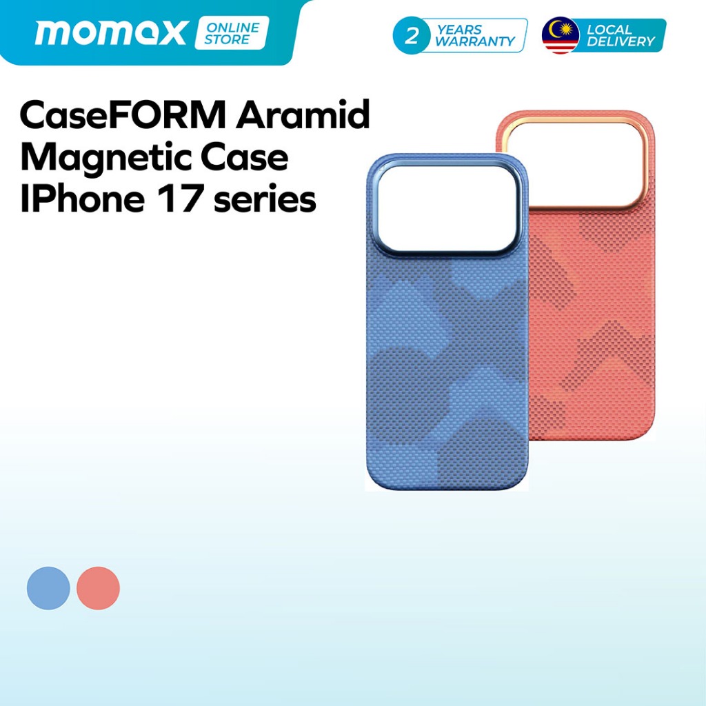 Momax CaseFORM Aramid Magnetic Case iPhone 17 Series