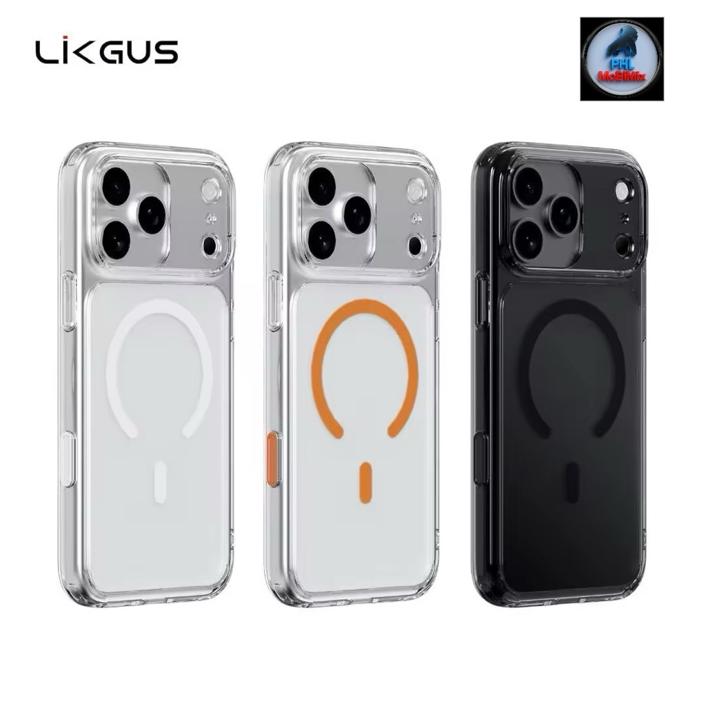 เคสแม่เหล็ก Likgus สําหรับ iPhone 17 Pro Max / 17 Pro / 17 Pro / 17 Air / 17 พร้อมปุ่มกล้อง
