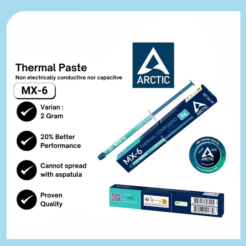 MX-6 จาระบีความร้อน 8.5 W/mK 4g\8g\20g สารประกอบความร้อนสําหรับ GPU