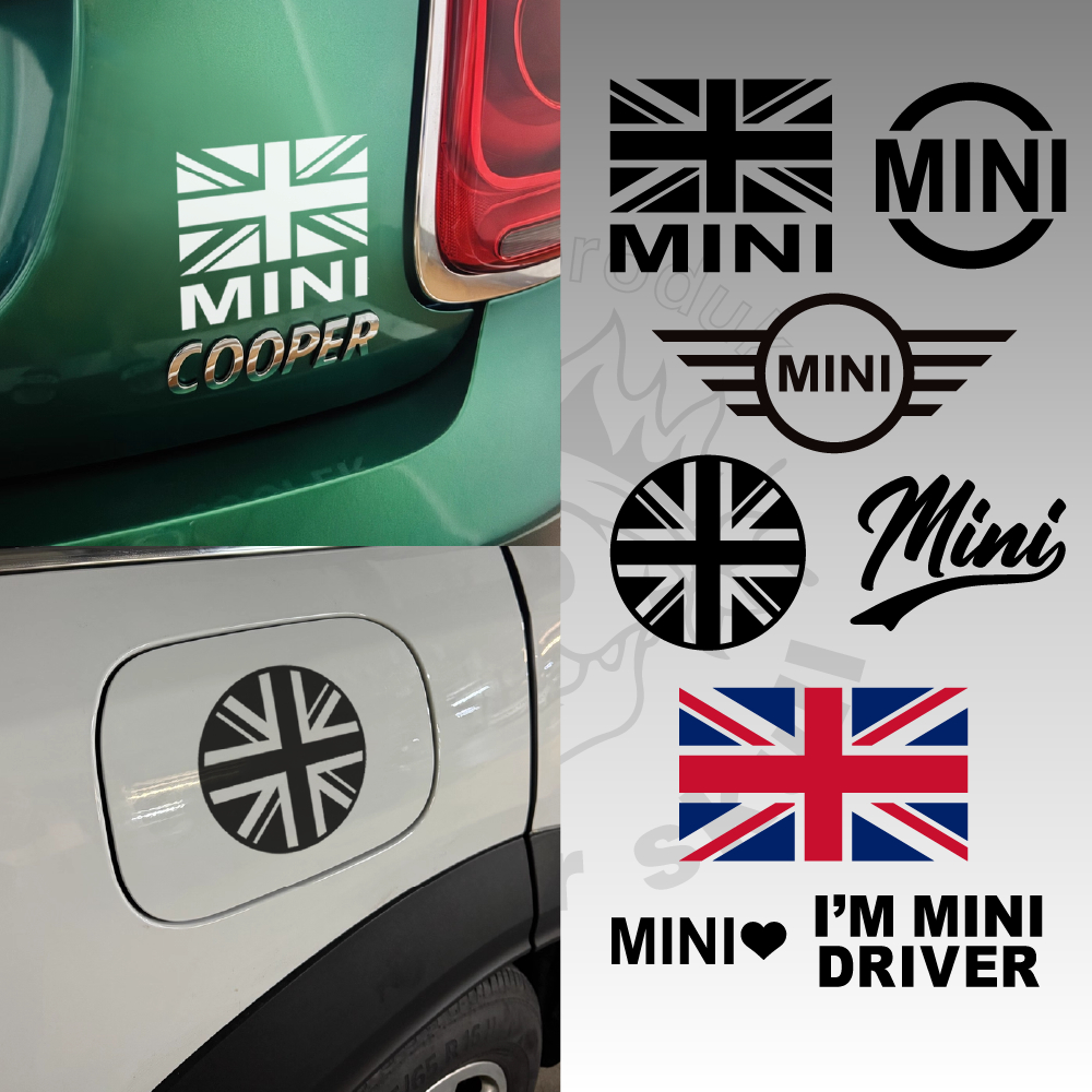 Mini Cooper สติกเกอร์ไวนิลกันน้ํา Countryman Clubman Aceman JCW