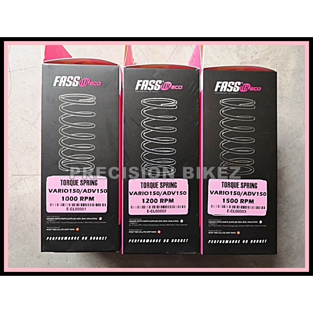 FASSTEK ECO RACING CVT TORQUE SPRING ADV150 ADV160 VARIO125 VARIO150 PCK150 1000RPM 1200RPM 1500RPM 
