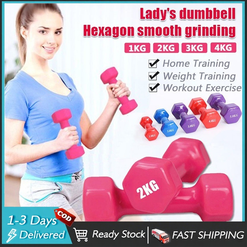 Dumbell Hexagon Dumbbell Gym ฟิตเนสการออกกําลังกาย Home Weight Training ออกกําลังกาย Neoprene Dumbel