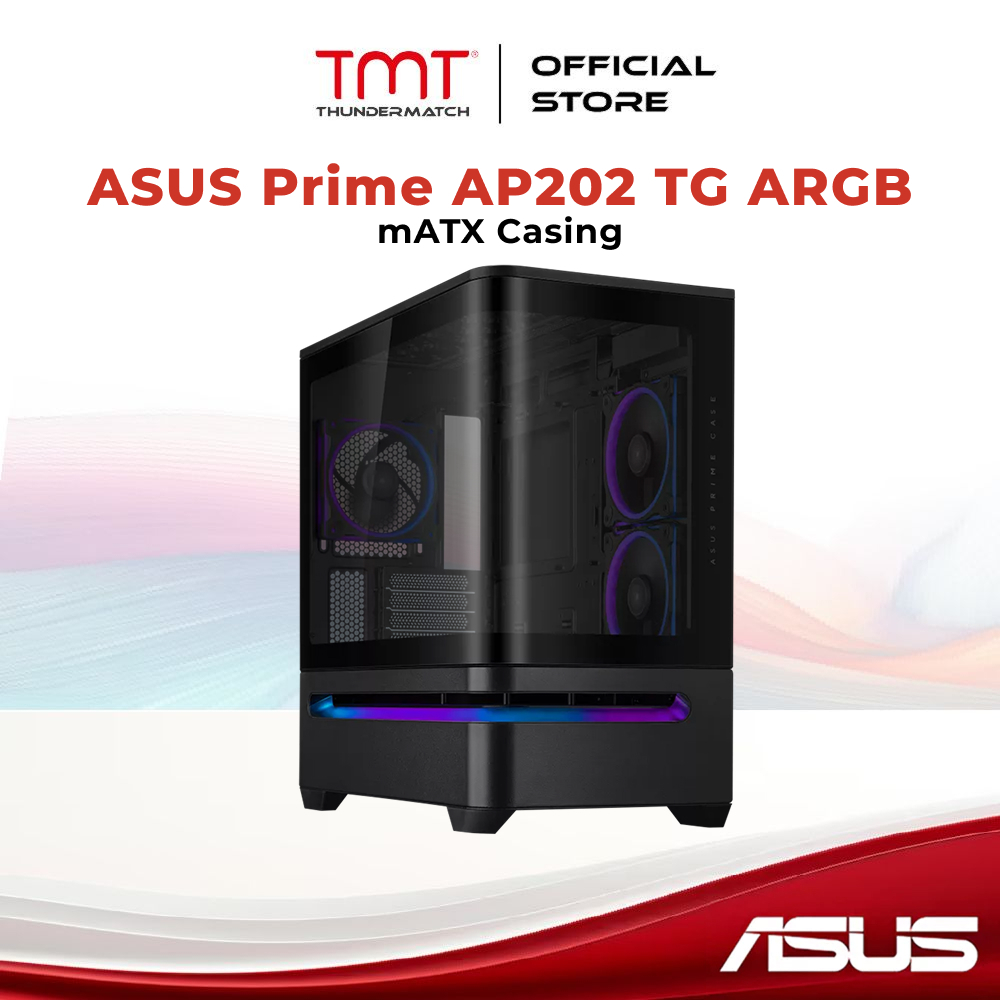 TMT เคส ASUS Prime AP202 TG ARGB mATX