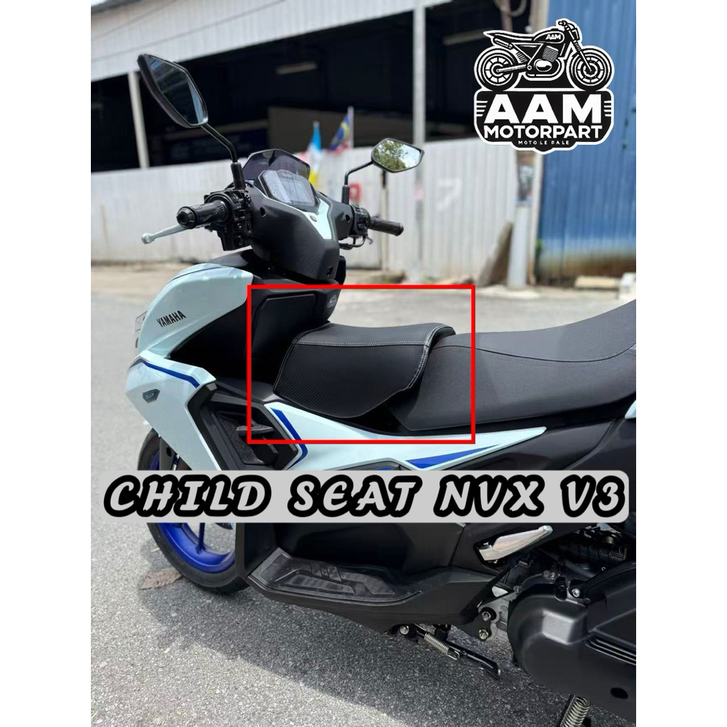 CHILD ที่นั่งด้านหน้า NVX SP NVX155 V3 UNIVERSAL KIDS ที่นั่งเบาะรองนั่ง KUSYEN DUDUK KANAK-KANAK DE