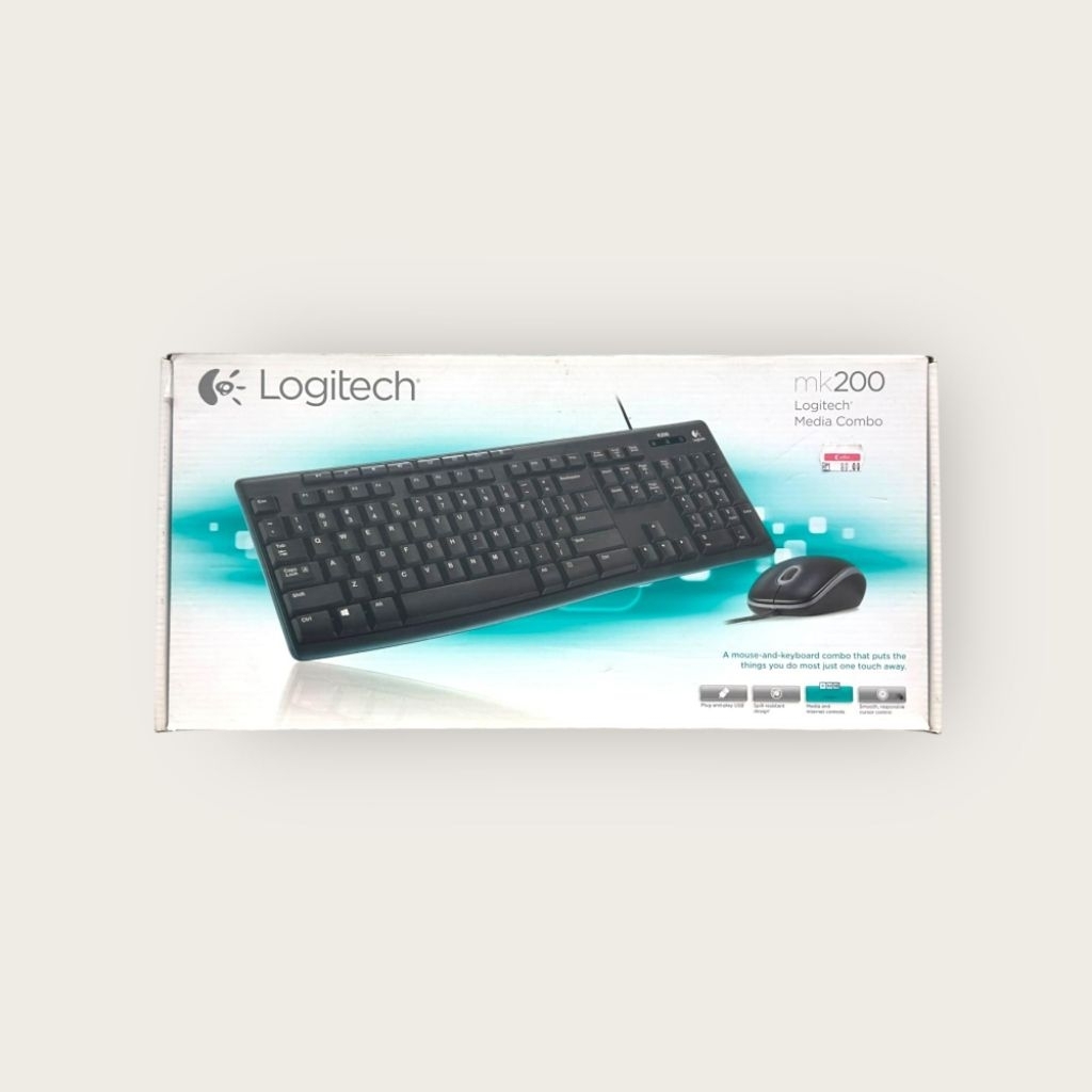 เมาส์คีย์บอร์ด Logitech MK200