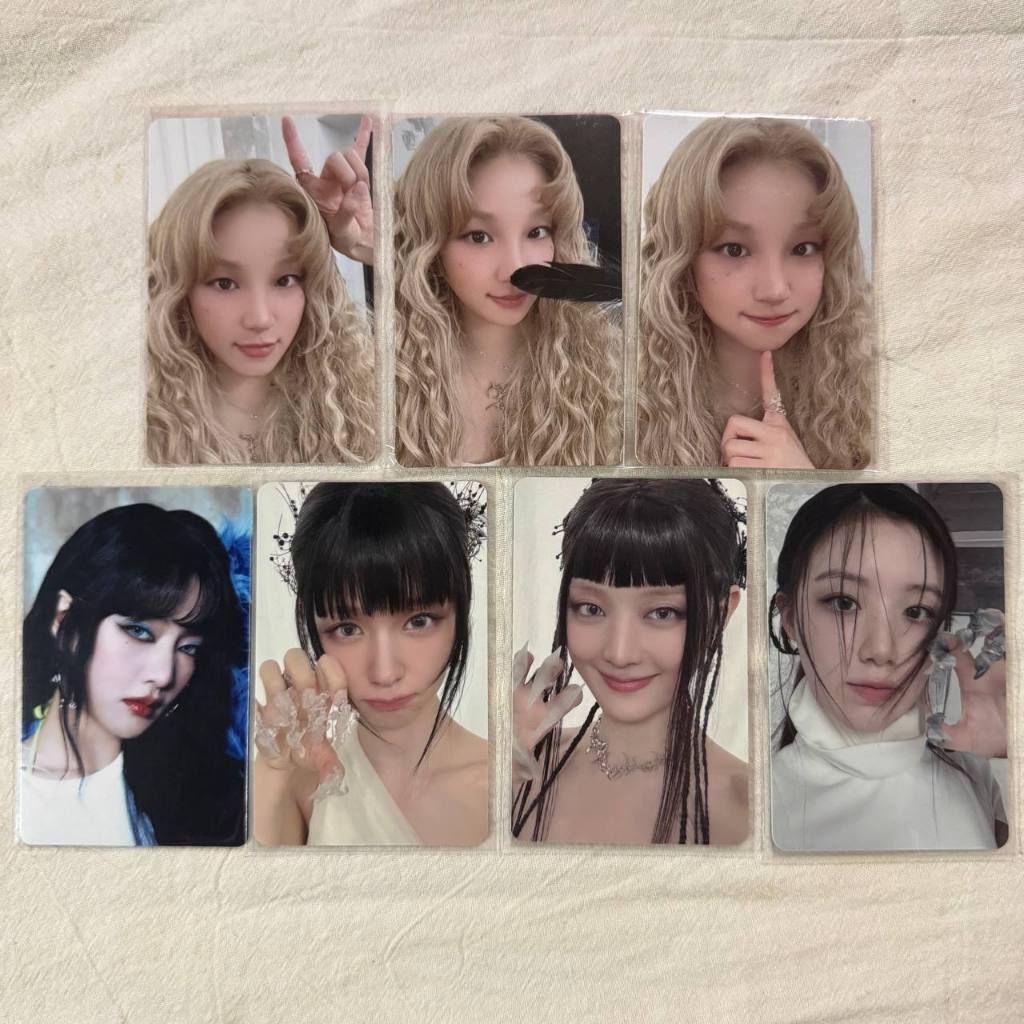 (G)idle gidle 8th Mini Album เราคือ Miyeon Minnie Soyeon Yuqi Shuhua Linefriends Photocard