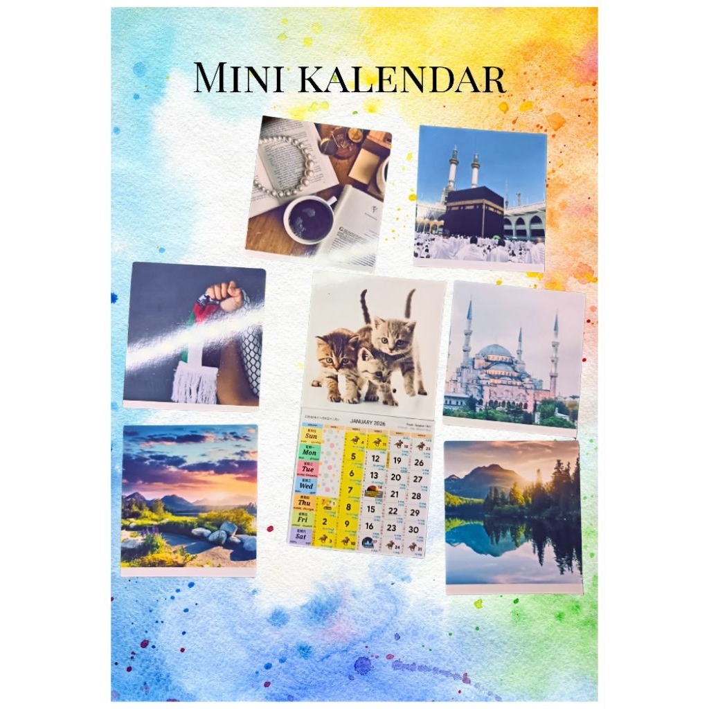 2026 ปฏิทินจิ๋ว 2026 ปฏิทินกระเป๋า ปฏิทินม้า