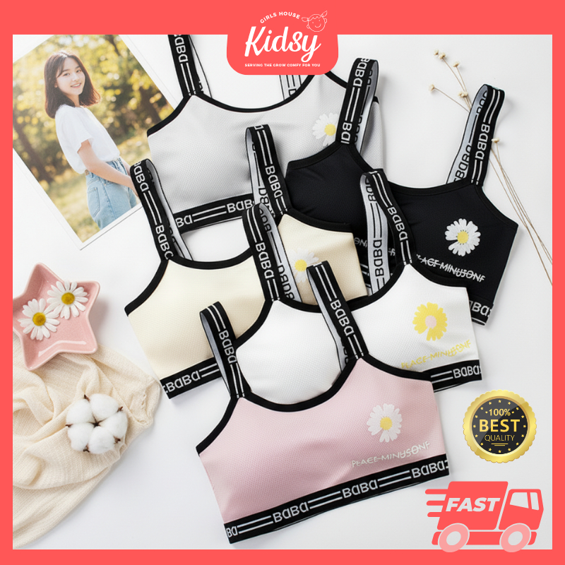 KIDSY 10-16Y Baju Dalam Teen ชุดชั้นในเด็กชุดชั้นในสาว Bra Top Sport Bra
