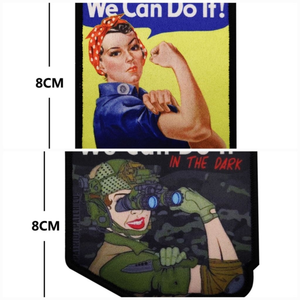 WE CAN DO IT MEDIC 3D PVC VELCRO PATCH/BADGE