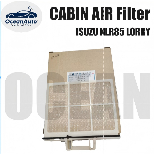 ISUZU NLR85 LORRY ไส้กรองอากาศห้องโดยสาร สีขาว 8980250061